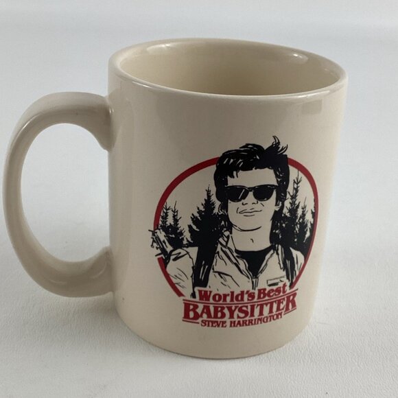 Stranger Things World's Best Babysitter Coffee Mug Steve Harrington Loungefly - Picture 4 of 6
